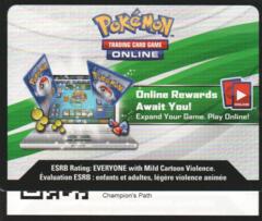 Champion's Path: Unused Booster TCGO Online Code Card